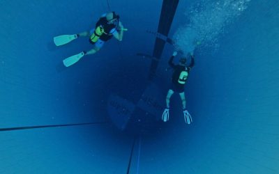 Első merülésünk a Deepspotban, a világ egyik legmélyebb medencéjében